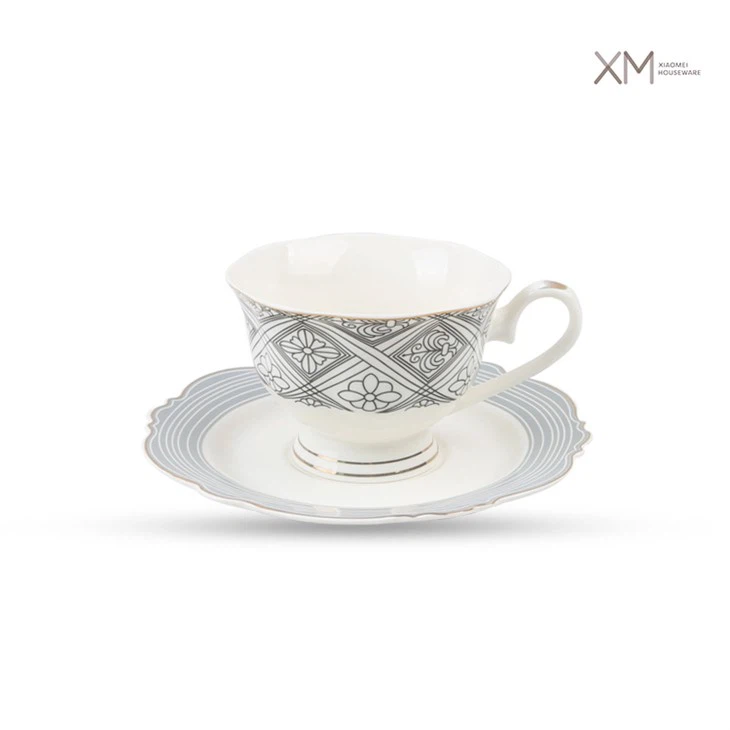 Porcelain Gold Cup And Saucer